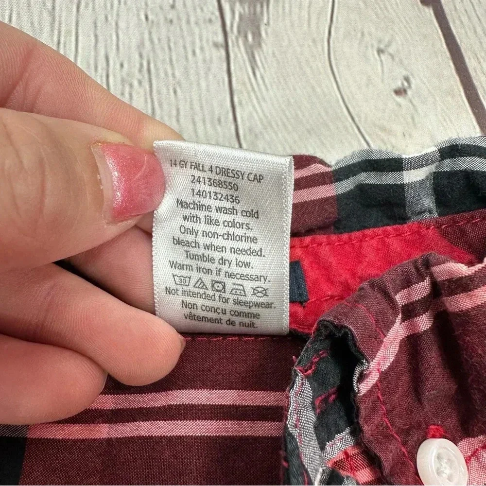 Fall 04 gymboree lumberjack plaid button up shirt sz 2T